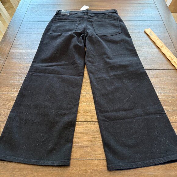 J. Crew Tall black wide-leg crop jean in all-day stretch Size 28 - Picture 12 of 12